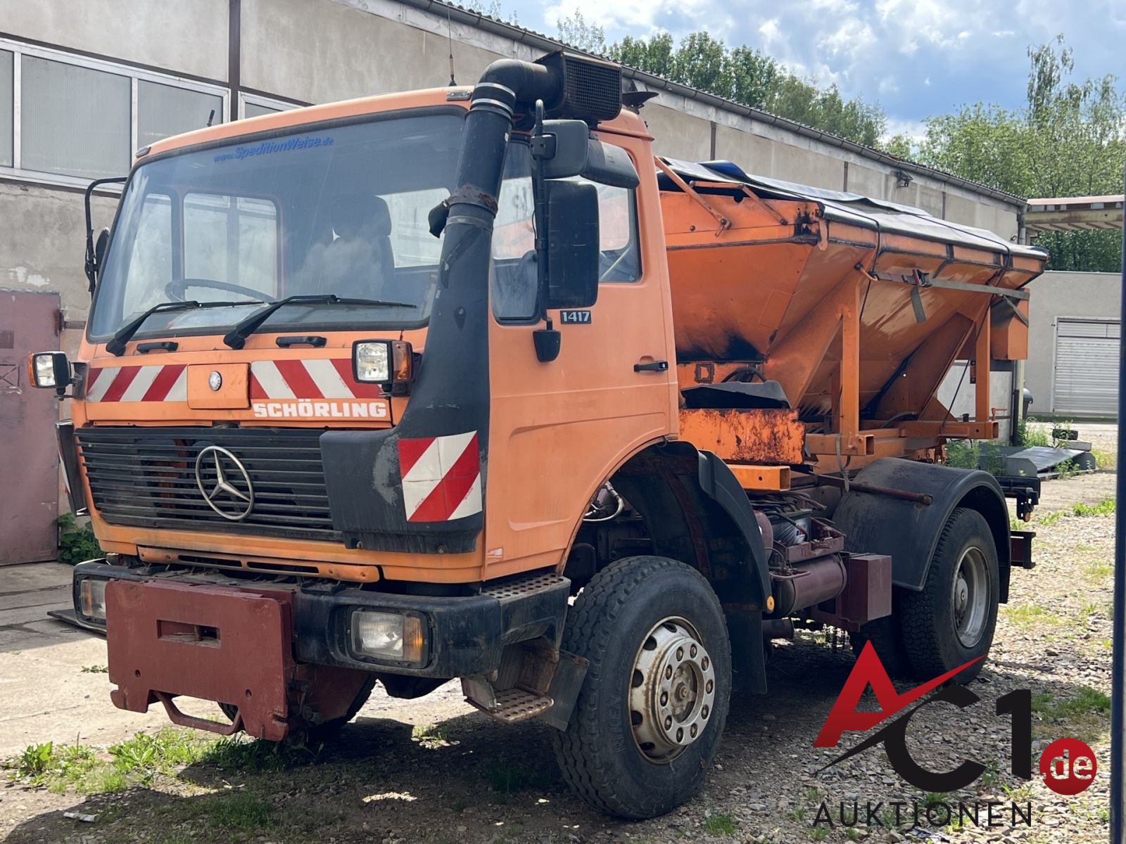 MB 1417 NG CAK 4x4 selbstf. Arbeitsmaschine Winterdienst RHD